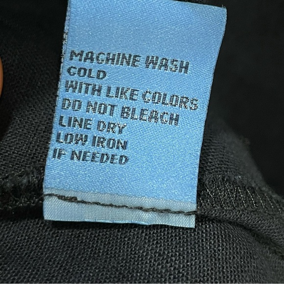 J.McLaughlin Aurora Linen Blend Navy True Wrap Dress Women’s Medium - Picture 15 of 15